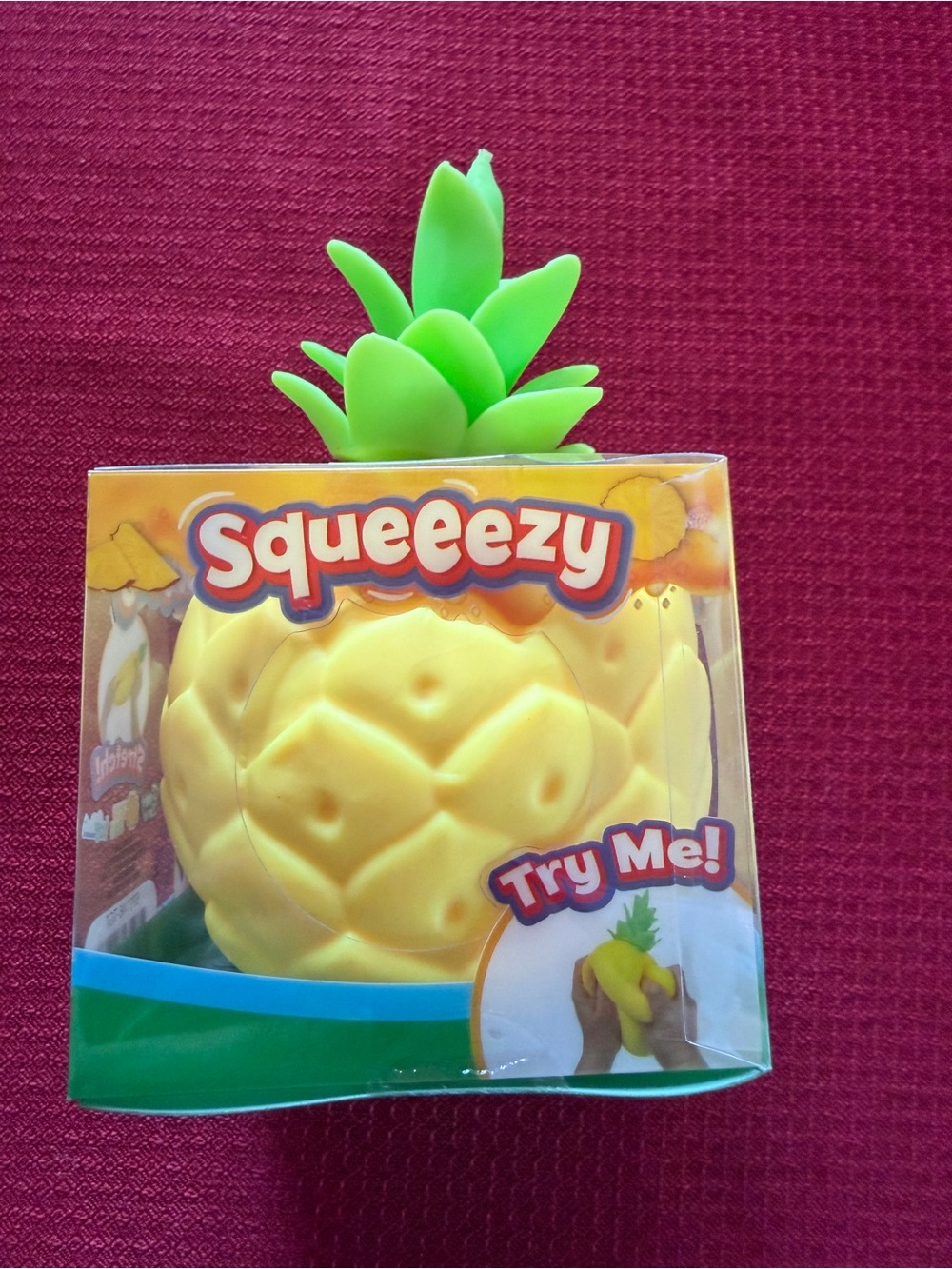 New Viral Squishy Pineapple Tactile Squeeze Sensory Toy Squeeezy  Toymendous!